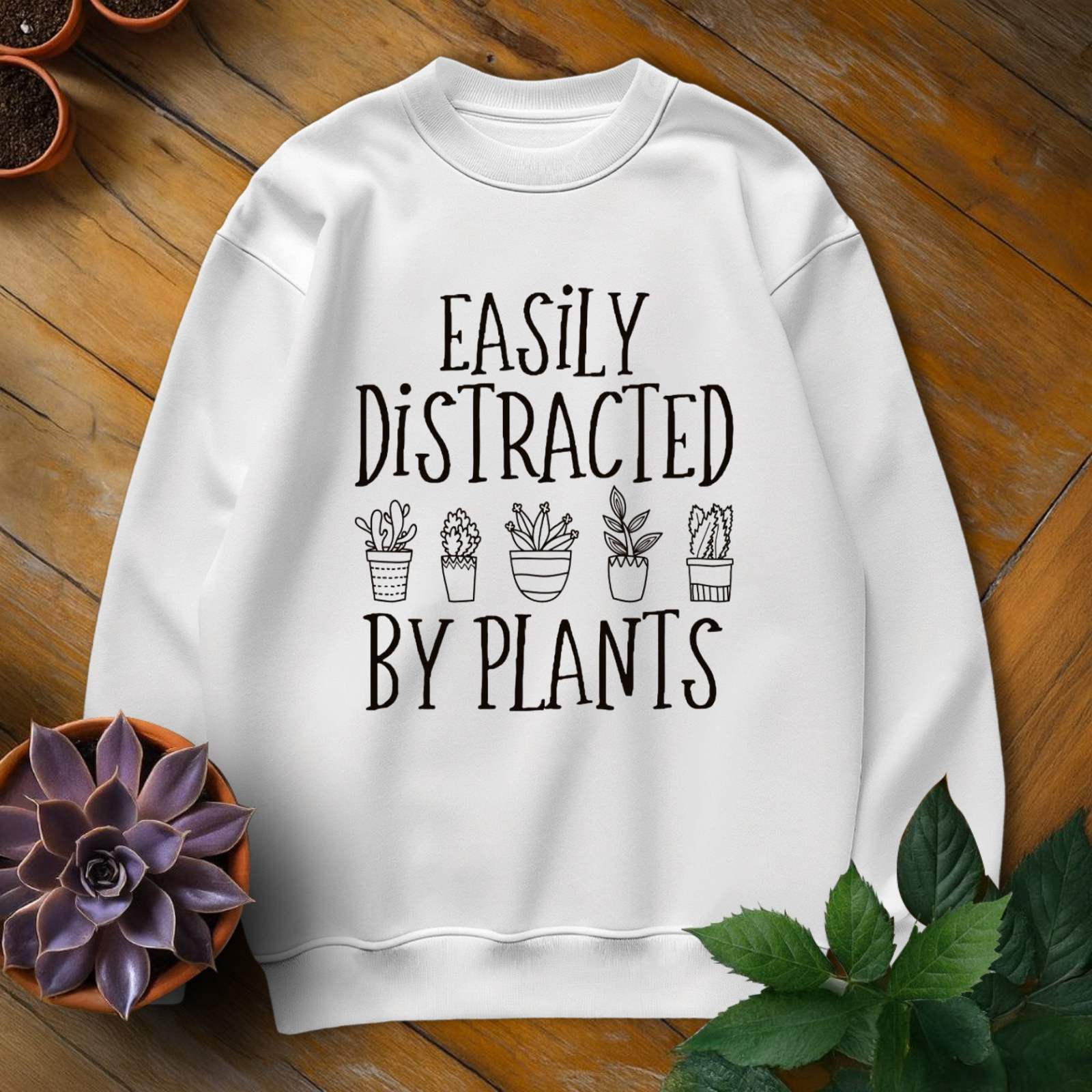 Easily Distracted By Plants Tee - HomeyGarden