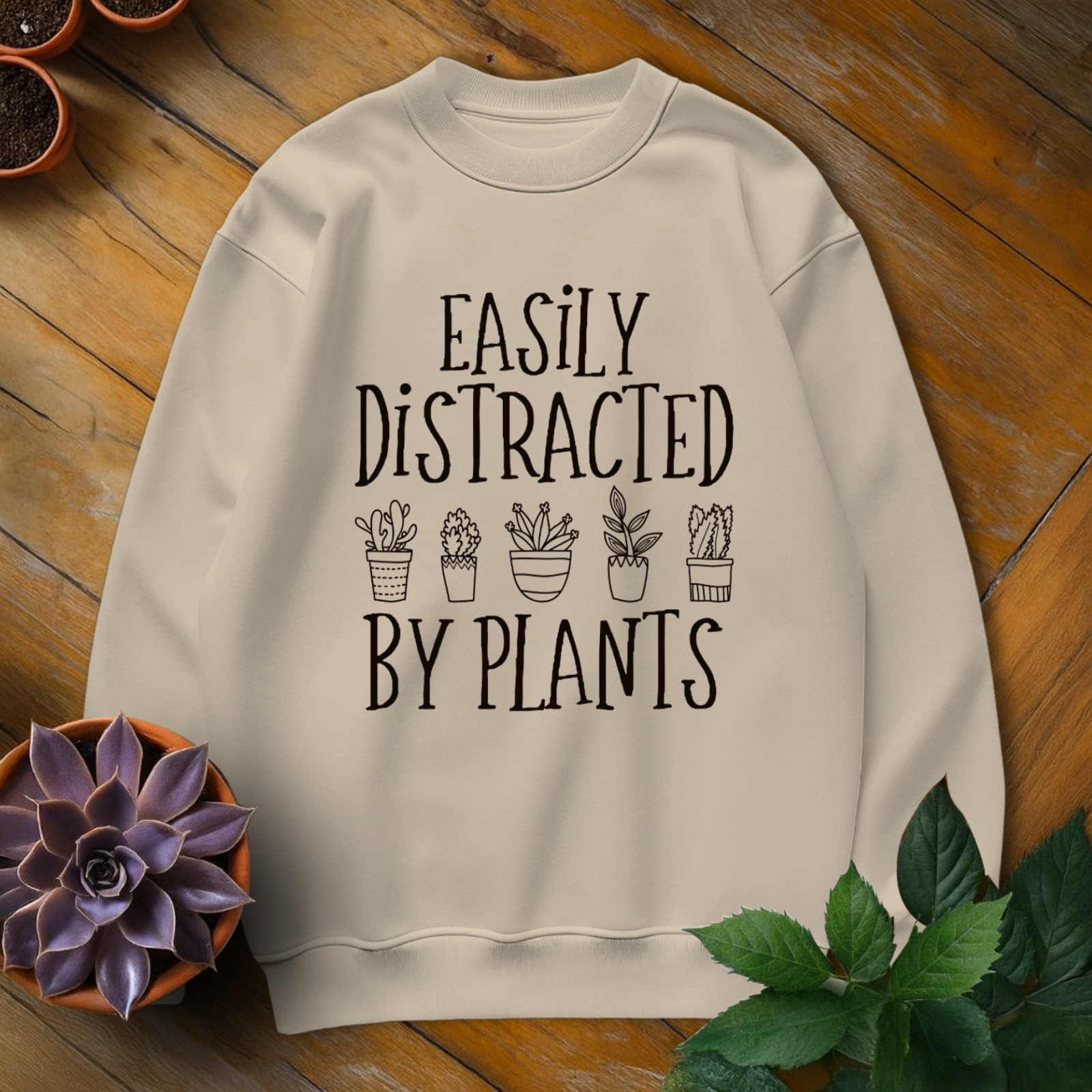 Easily Distracted By Plants Tee - HomeyGarden