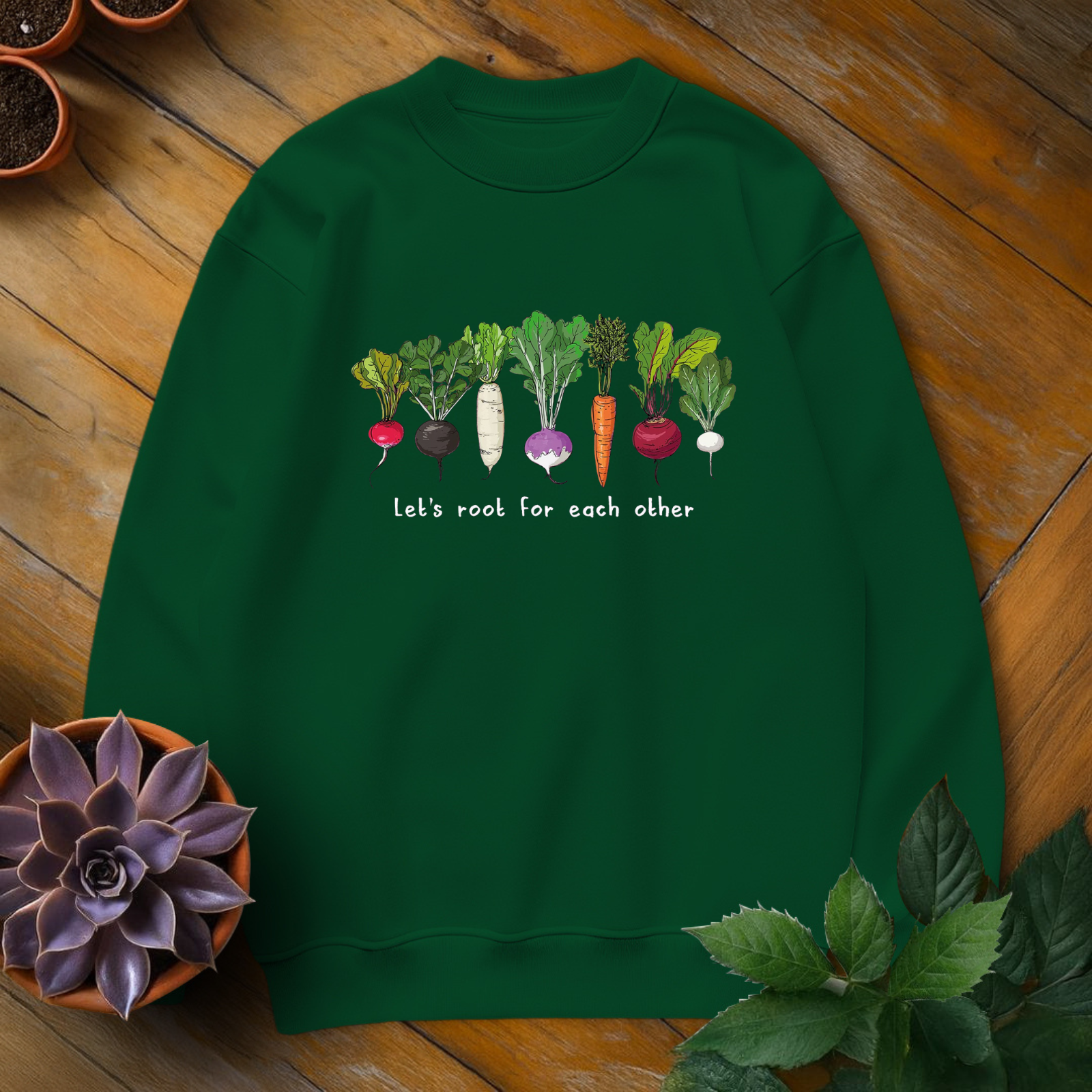 Let's Root For Each Other Tee - HomeyGarden