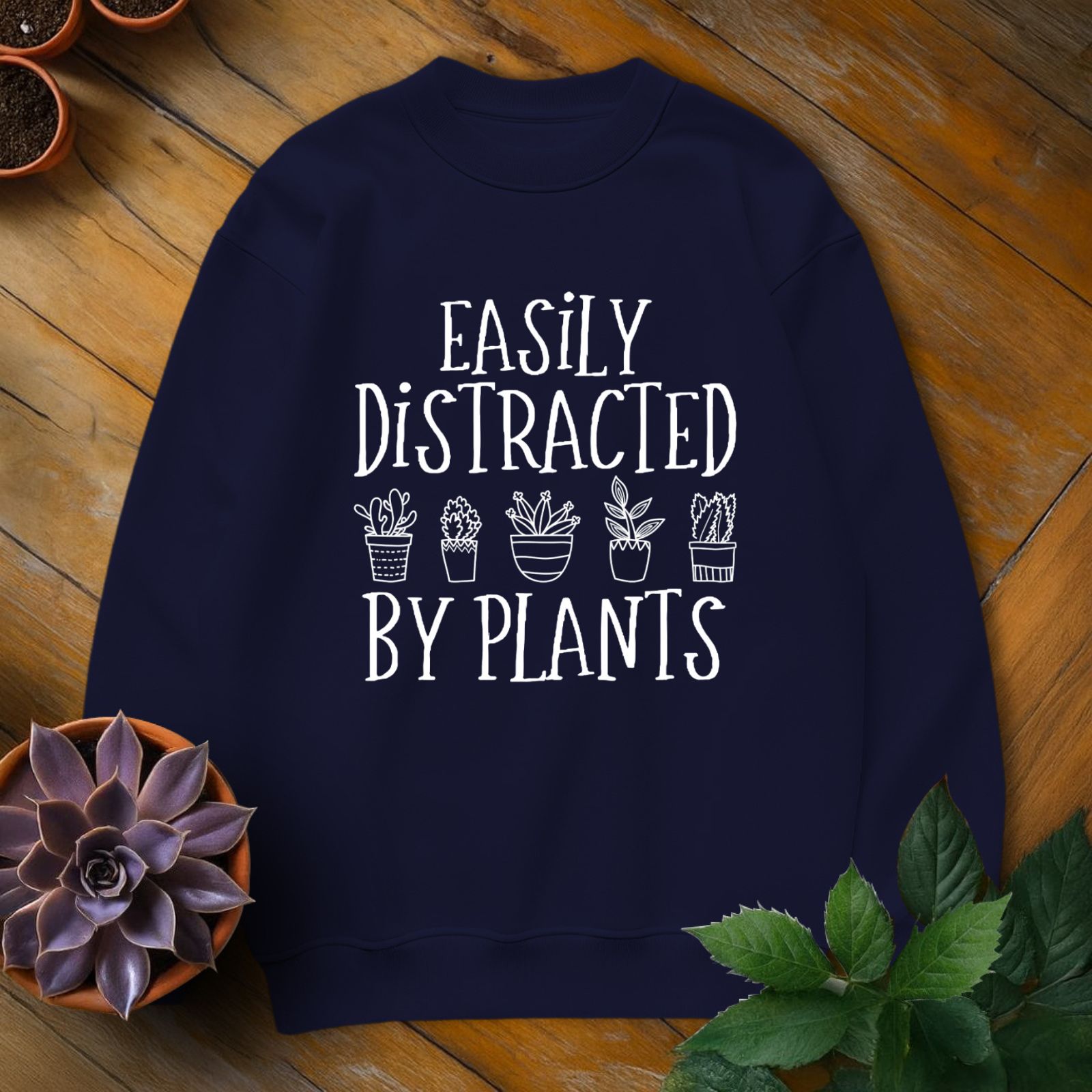 Easily Distracted By Plants Tee - HomeyGarden