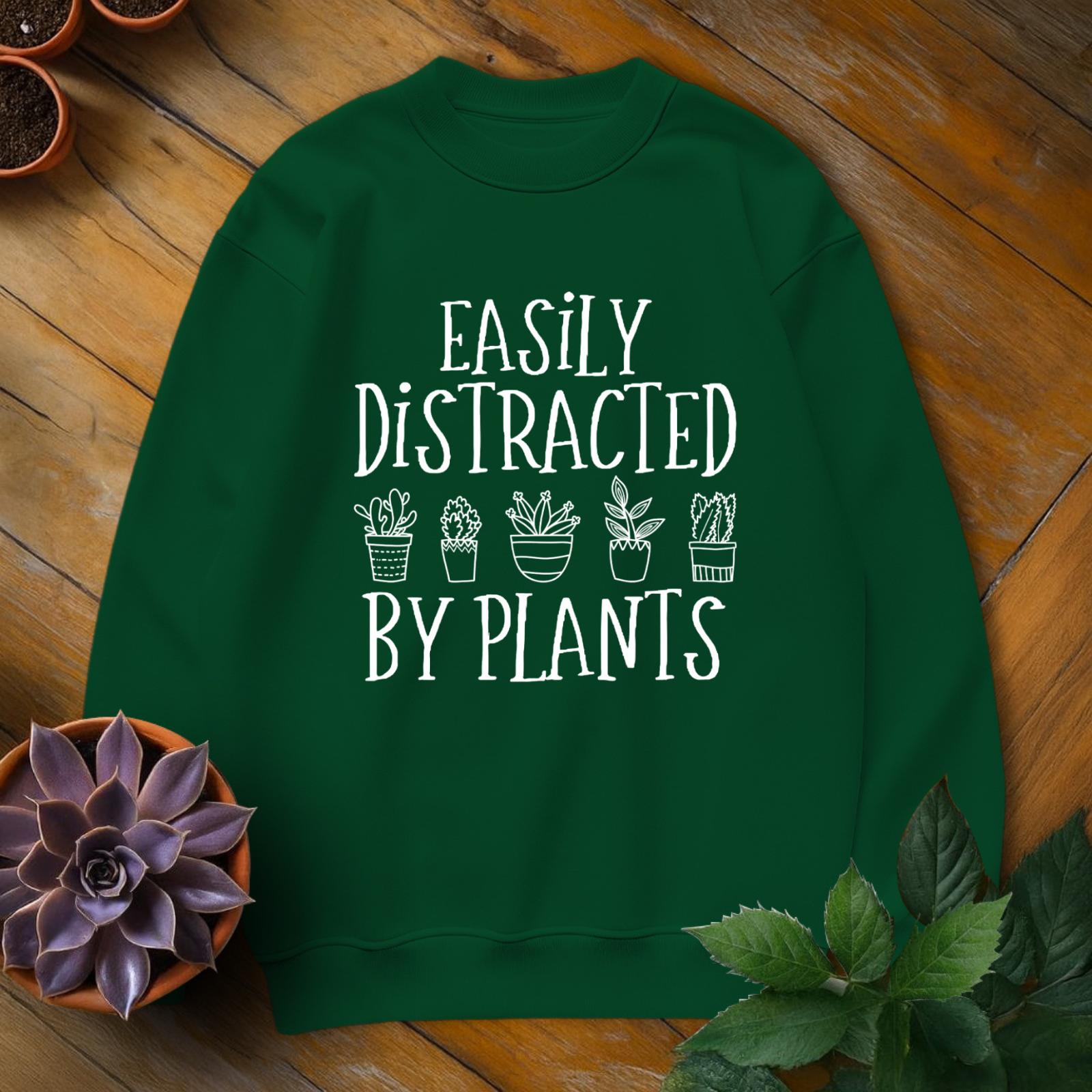 Easily Distracted By Plants Tee - HomeyGarden