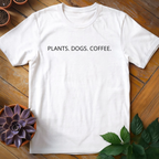 Camiseta Plantas Perro Café - HomeyGarden
