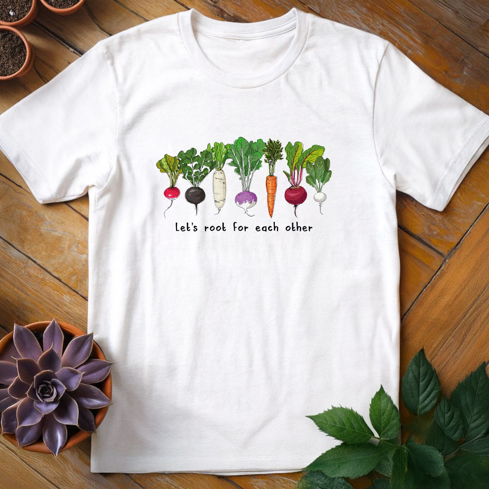 Let's Root For Each Other Tee - HomeyGarden