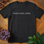 Camiseta Plantas Perro Café - HomeyGarden