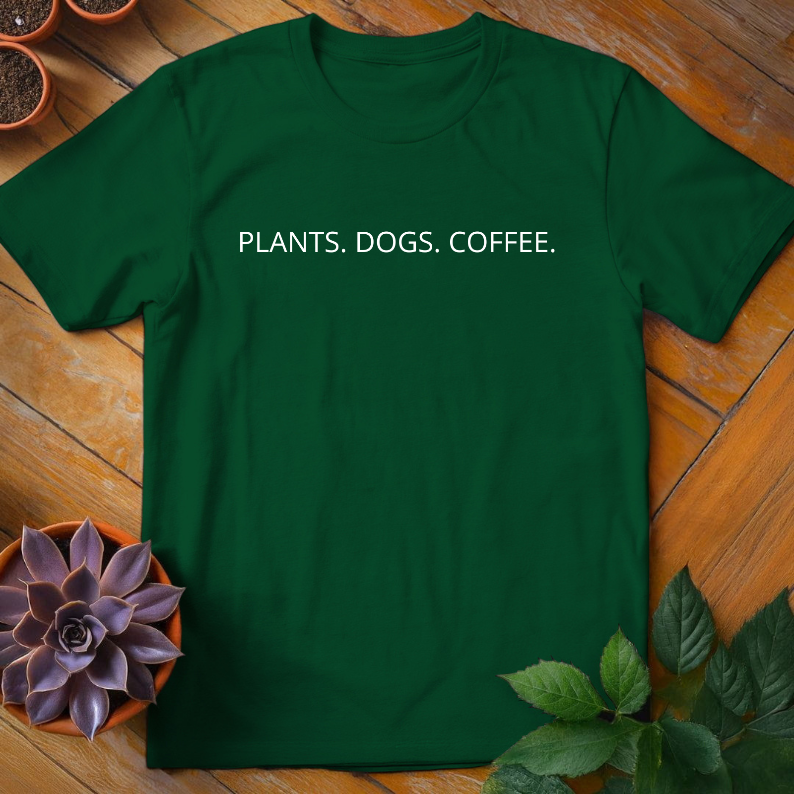 Plants Dog Coffee Tee - HomeyGarden