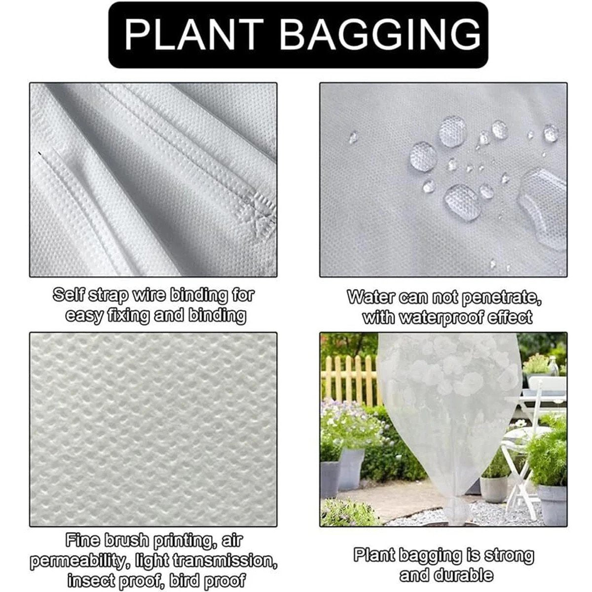 Fruit & Grape Protection Bags – Nonwoven Mesh Anti-Bird & Insect Covers