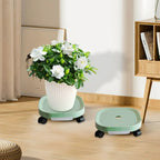 Flower Pot Base with Roller Wheels
