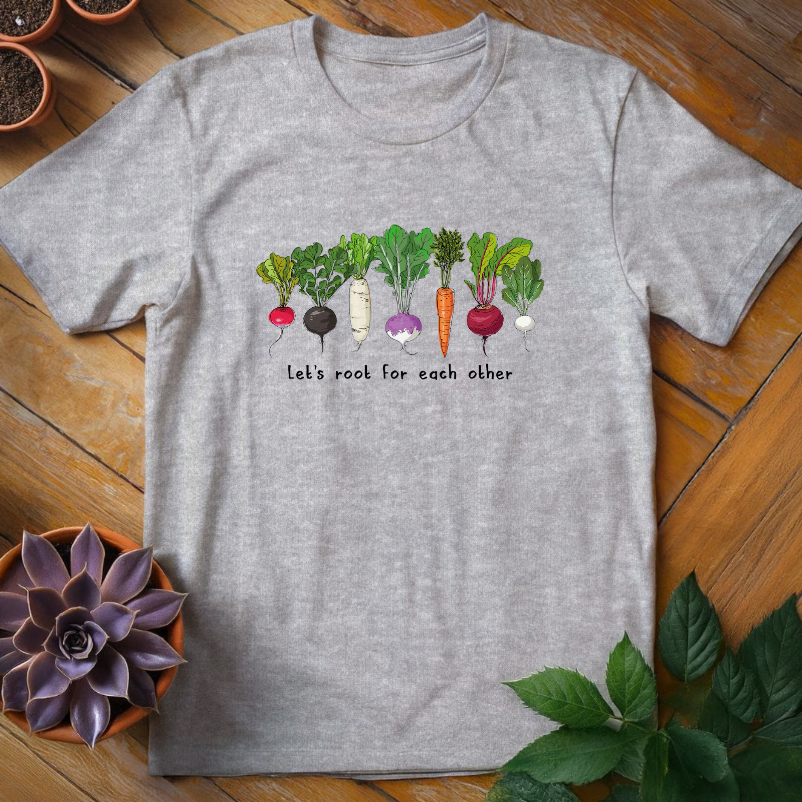 Let's Root For Each Other Tee - HomeyGarden