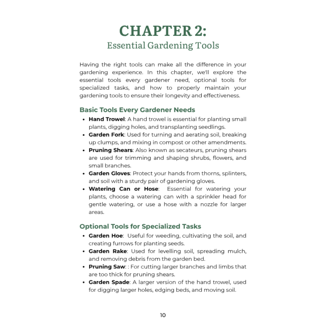 Ebook: The Beginner’s Guide to Gardening + 4 Free Planner Template