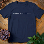 Camiseta Plantas Perro Café - HomeyGarden