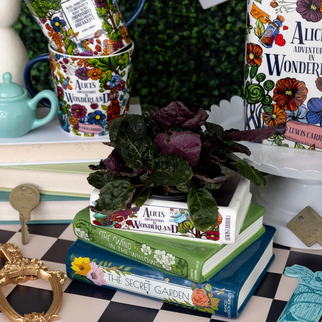 Stacked Books Planter - HomeyGarden