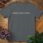 Camiseta Plantas Perro Café - HomeyGarden