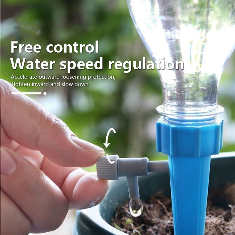 Plant Auto Watering Spike with Control Valve - HomeyGarden