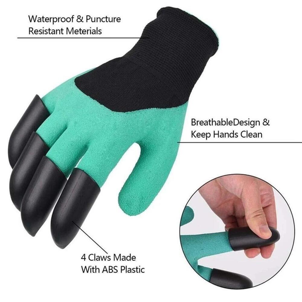 Garden Gloves with Fingertips Claws - HomeyGarden