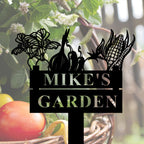 Personalized Metal Garden Sign - Vegetables Garden - HomeyGarden