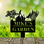 Personalized Metal Garden Sign - Vegetables Garden - HomeyGarden