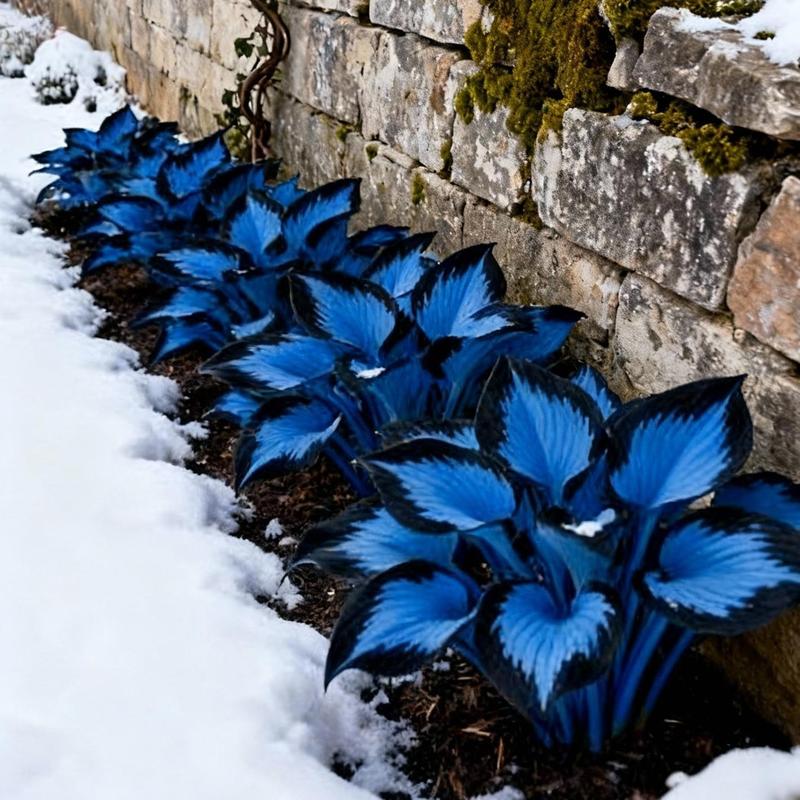 1000pcs Midnight Blue Hosta Seeds
