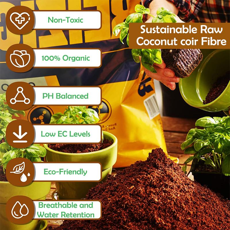 Ladrillos de Coco Coir Orgánico