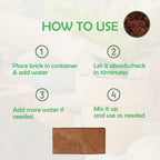 Ladrillos de Coco Coir Orgánico