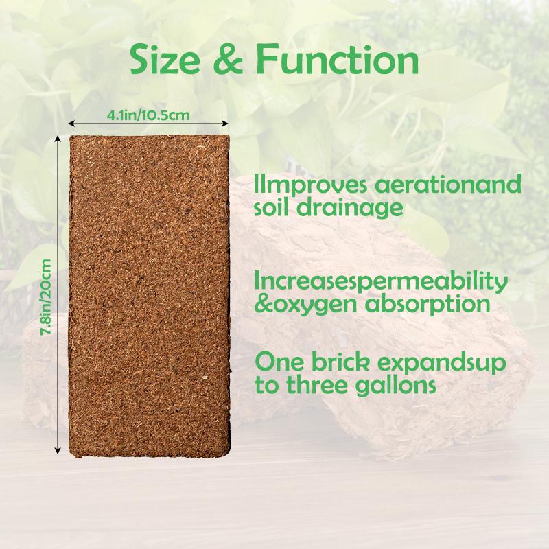 Ladrillos de Coco Coir Orgánico